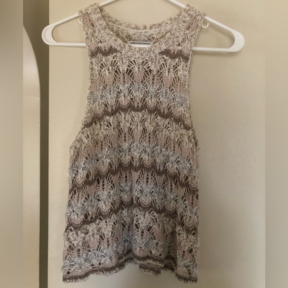 Crochet sweater top